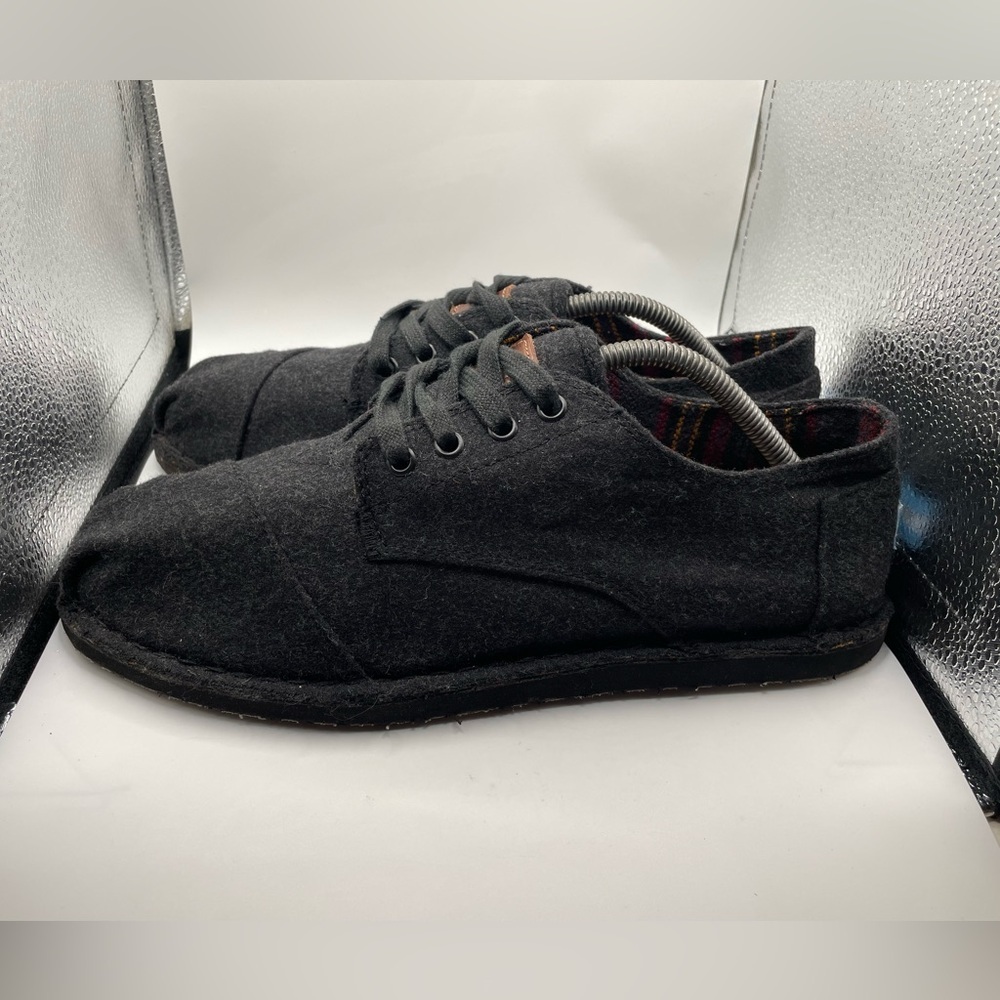 Toms black Wool men’s sneakers size 10.5